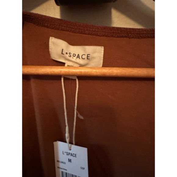 L’ Space Melissa Dress Coffee Brown NWT Size Medium - Picture 6 of 9